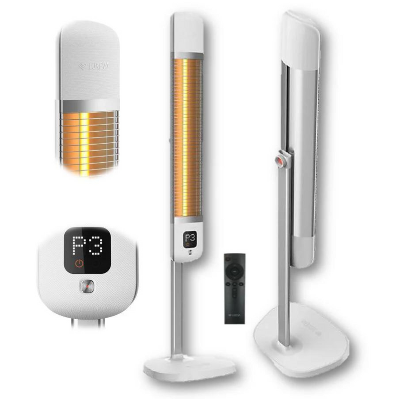 Luxeva Free-Standing Carbon Heater with remote