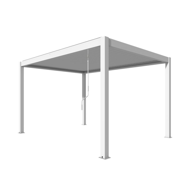 TLP "Best Value" 4mx3mx2.5m Louvre Pergola - Free Standing Manual Crank