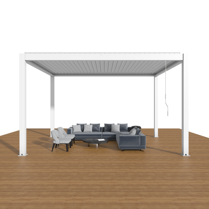 TLP "Best Value" 4mx3mx2.5m Louvre Pergola - Free Standing Manual Crank - In stock now