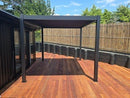 TLP "Best Value" 4mx3mx2.5m Louvre Pergola - Free Standing Manual Crank - In stock now