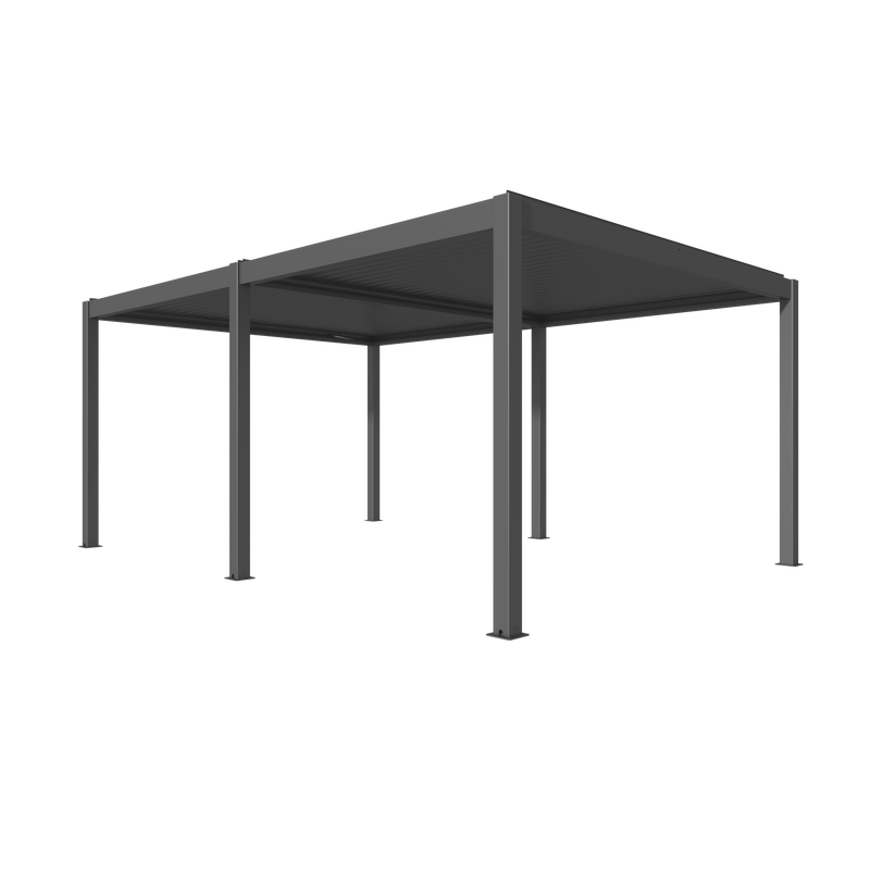 TLP "Best Value" 6mx4mx2.5m Louvre Pergola - Free Standing Manual Crank - Available now !