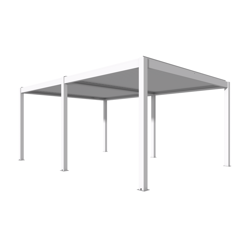 TLP "Best Value" 6mx4mx2.5m Louvre Pergola - Free Standing Manual Crank - PRE ORDER ITEM