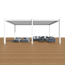 TLP "Best Value" 6mx4mx2.5m Louvre Pergola - Free Standing Manual Crank - Available now !