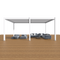 TLP "Best Value" 6mx4mx2.5m Louvre Pergola - Free Standing Manual Crank - Available now !