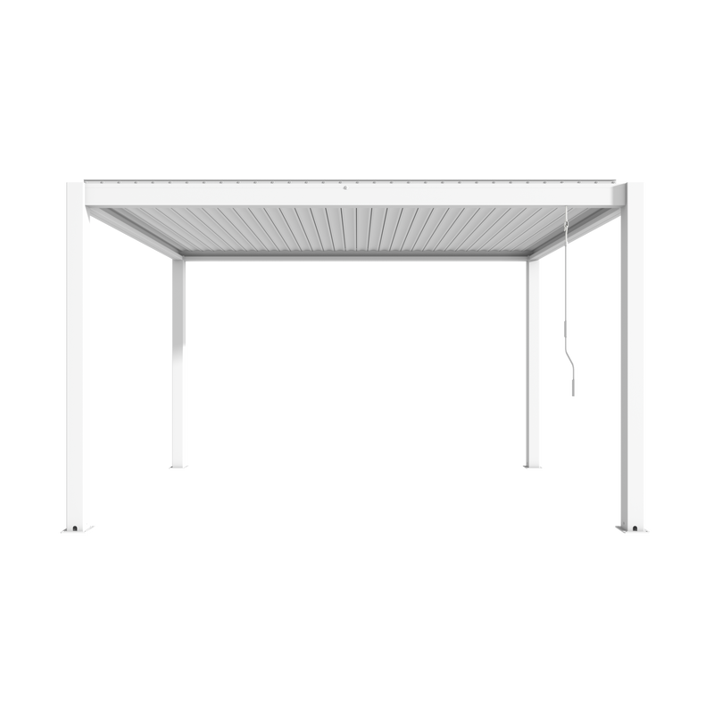 TLP "Best Value" 4mx3mx2.5m Louvre Pergola - Free Standing Manual Crank