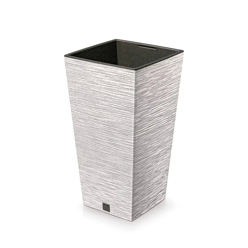 Prosperplast Furu Square ECO Wood Flowerpot - 295mm (L) x 295mm (W) x 550mm (W)