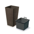 Prosperplast Furu Square ECO Wood Flowerpot - 295mm (L) x 295mm (W) x 550mm (W)