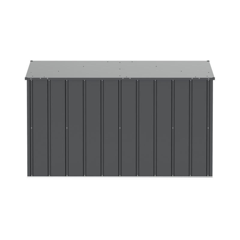 Duramax Galvanised Steel Triple Wheelie Bin Store – Anthracite Grey