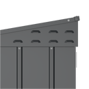 Duramax Galvanised Steel Triple Wheelie Bin Store – Anthracite Grey - Available April 2025 - PRE ORDER NOW