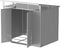 Duramax Palladium Galvanised Steel Double Door Garden Shed - 8x6 (209.3cm (L) x 249.2cm (W) x 231.3xm (H) - Available mid April 2025 - PRE ORDER NOW !