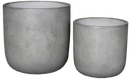 Small Light Cement Pot  (Round Style) - Height (29cm) and Depth (29cm)